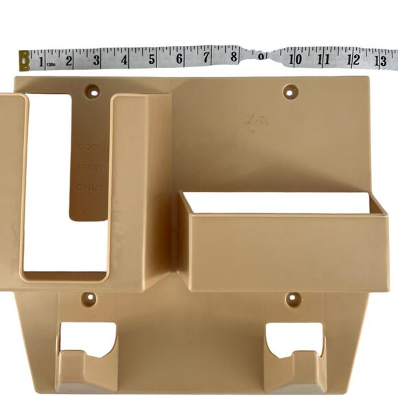 Vintage 1970s Rubbermaid Ironing Storage Organizer Ironing Board Holder Almond - Picture 6 of 7